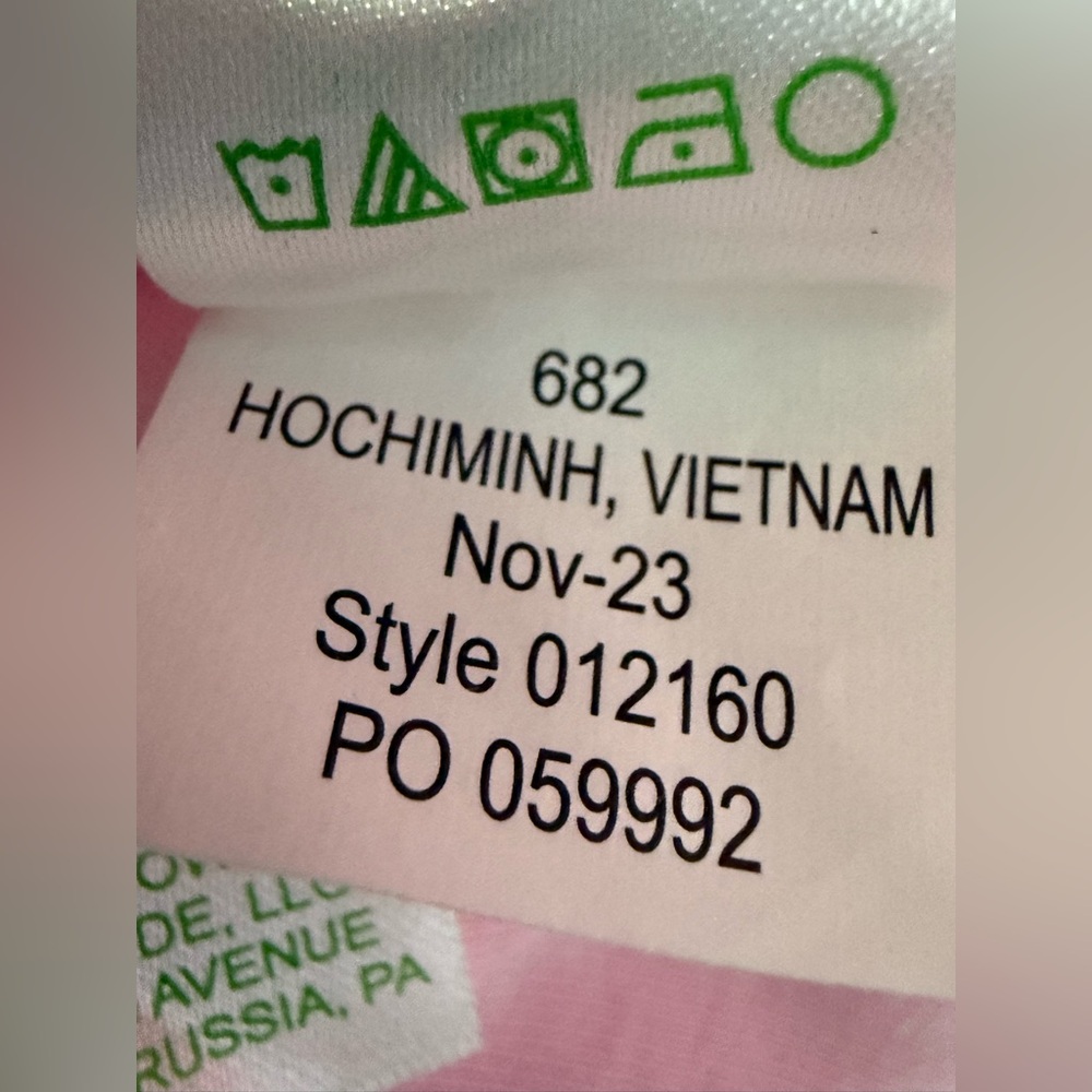 Lilly Pulitzer Sirah Knit Top in Conch Shell Pink Women’s 3/4 Sleeve Blouse XL - Picture 10 of 12